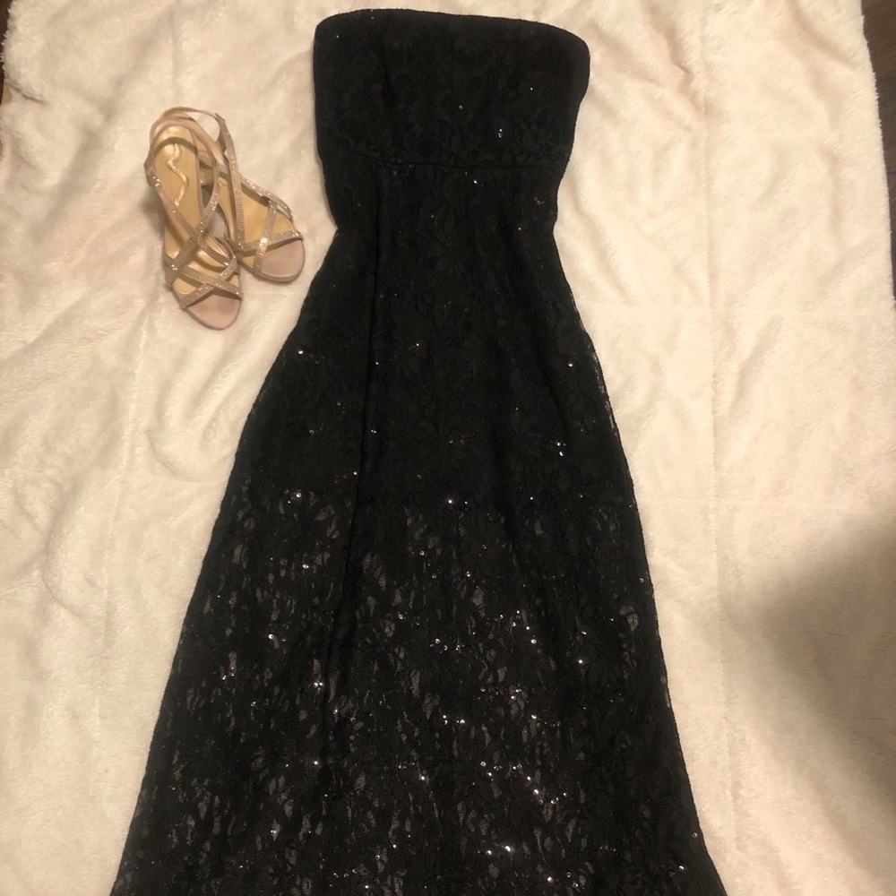 Bisou Bisou Strapless Formal/Prom Sequined Dress